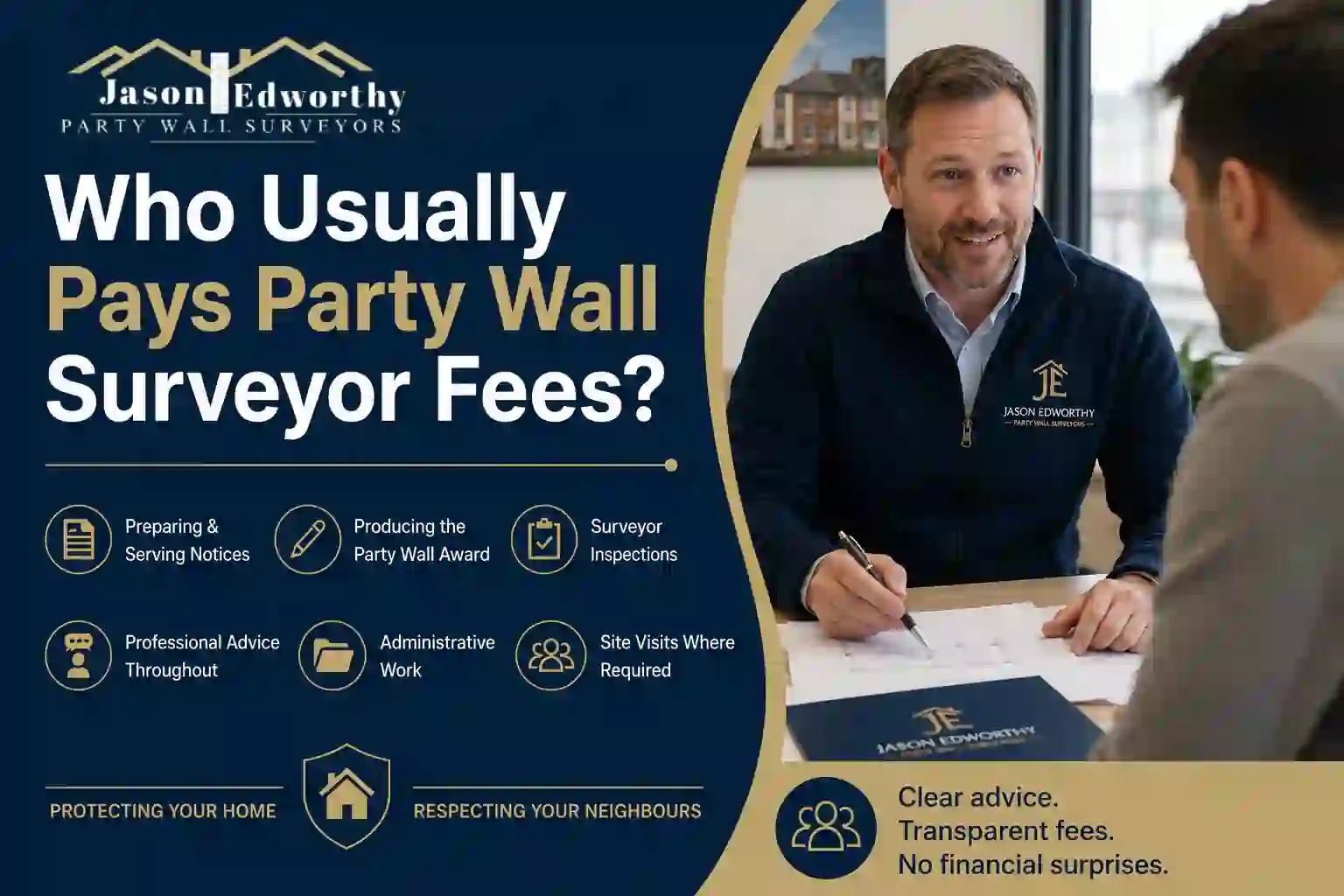 Who Usually Pays Party Wall Surveyor Fees Brentwood?